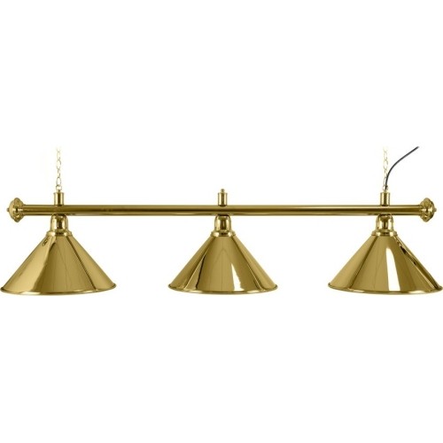 Lampa bilardowa Elegance, mosiądz, 3 klosze, Ø 35 cm, 112 cm