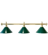 Lampa bilardowa Evergreen, zielona, 3 klosze, Ø 35 cm, 112 cm