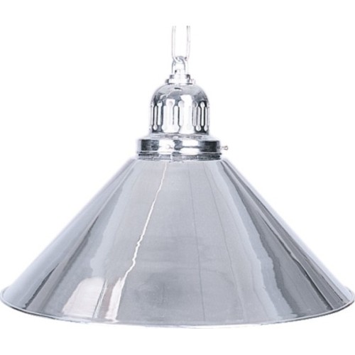 Lampa bilardowa, srebrna, Ø 35 cm