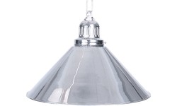 Lampa bilardowa, srebrna, Ø 35 cm