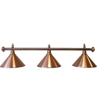 Lampa bilardowa Elegance, brąz, 3 klosze, Ø 35 cm, 150 cm