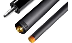 Górna część kija bilardowego Predator Revo 12,9 mm, Uni-Loc, czarna płytka Vault
