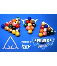 Trójkąt bilardowy Power Rack one 4 all (9/10/8 bil)