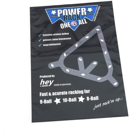Trójkąt bilardowy Power Rack one 4 all (9/10/8 bil)