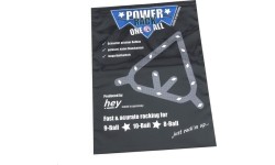 Trójkąt bilardowy Power Rack one 4 all (9/10/8 bil)