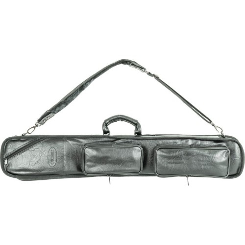 Miękkie etui na kij bilardowy, eleganckie, czarne, 3/5, 83 cm