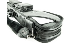 Miękkie etui na kij bilardowy, eleganckie, czarne, 3/5, 83 cm