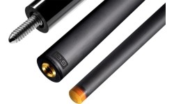 Cue Shaft, Pool, Predator Revo 12.9mm, 5/16x14, Black Vault Plate