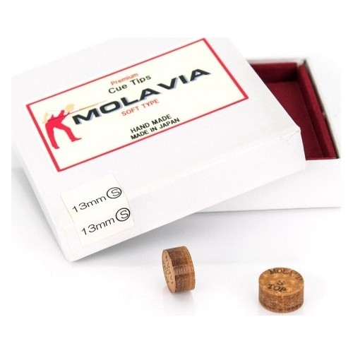 Skórka do kija bilardowego Molavia, miękka, 13 mm, 11 warstw