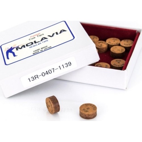 Skórka do kija bilardowego Molavia, miękka, 13 mm, 11 warstw