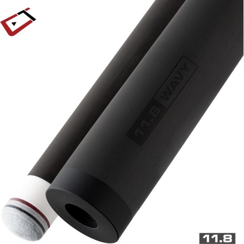 Szczytówka do kija bilardowego Cuetec Cynergy CT-15K Carbon, Wavy Joint, 11,8 mm