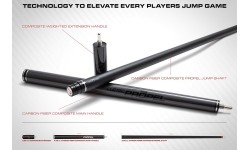 Billiard Cue, Pool, Cuetec Jump Cynergy Propel, Ghost Edition, quick release