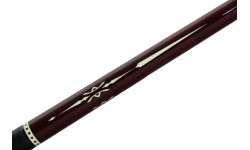 Billiard Cue, Pool, Cuetec Warrior, Burgundy, 3/8x14
