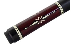 Billiard Cue, Pool, Cuetec Warrior, Burgundy, 3/8x14