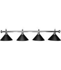 Pool Table Light, Blacklight, Black, 4-shades, Ø 35 cm, 180 cm