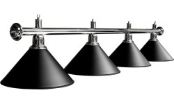 Pool Table Light, Blacklight, Black, 4-shades, Ø 35 cm, 180 cm