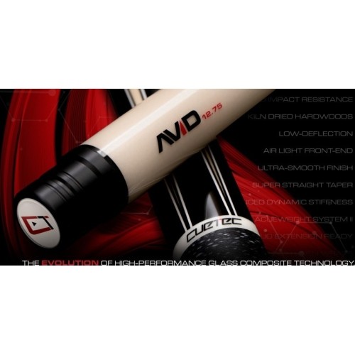 Billiard Cue, Pool, Cuetec AVID Era 6PT LW, Grey, 3/8x14