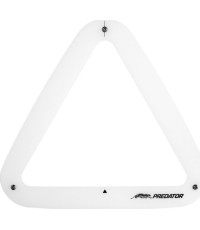 Trójkąt bilardowy Predator Aerorack, biały, 57,2 mm