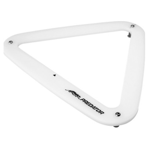 Trójkąt bilardowy Predator Aerorack, biały, 57,2 mm