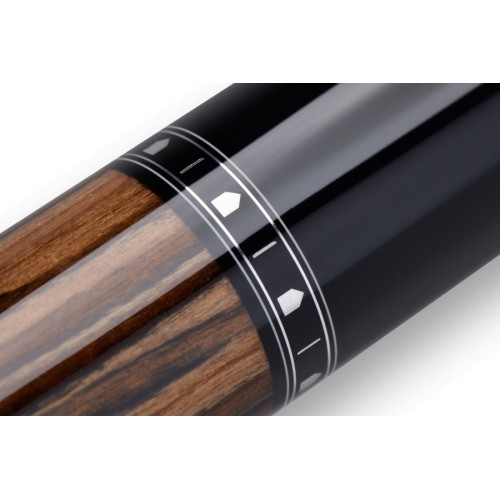 Kij bilardowy Cuetec Cynergy Truewood Gen 2, heban I NW, 3/8x14, 12.5mm