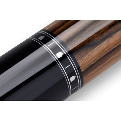 Kij bilardowy Cuetec Cynergy Truewood Gen 2, ebony II NW, 3/8x14, 11,8 mm