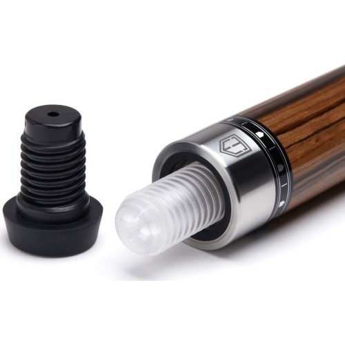Kij bilardowy Cuetec Cynergy Truewood Gen 2, ebony II NW, 3/8x14, 11,8 mm