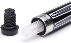 Billiard Cue, Pool, Cuetec Opt-X, Silver Lavender, 3/8x14, 11.75mm