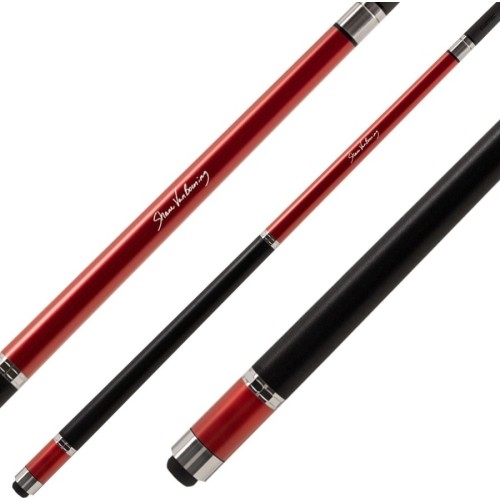Billiard Cue, Pool, Cuetec Cynergy CT-15K Carbon, Ruby-Red, 3/8x14, 11.8mm