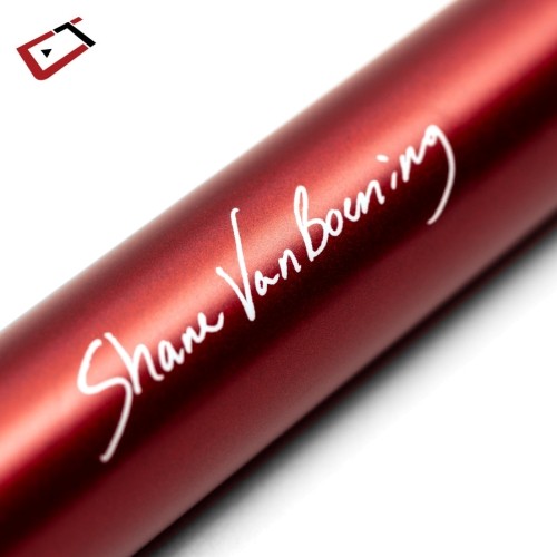 Billiard Cue, Pool, Cuetec Cynergy CT-15K Carbon, Ruby-Red, 3/8x14, 11.8mm