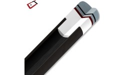 Billiard Cue, Pool, Cuetec Cynergy CT-15K Carbon, Ruby-Red, 3/8x14, 11.8mm