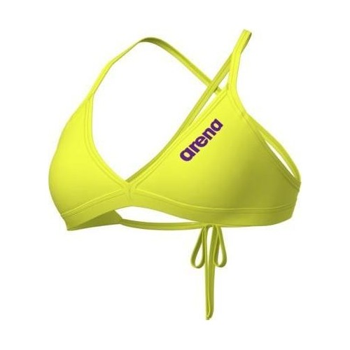 Damska góra stroju kąpielowego W Team Tie Back Solid Soft Green 34 - 650