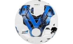 Puma Futbolo Kamuolys Orbita 6 Ms White Blue 083787 03