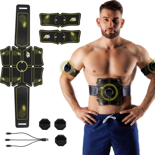 Elektrostymulator mięśni brzucha HMS ABS Master Pro Super