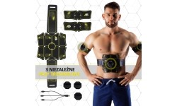Elektrostymulator mięśni brzucha HMS ABS Master Pro Super