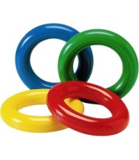 Miękkie kółko do ćwiczeń Gym Ring Ø 18 cm - Czerwony