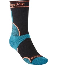 Damskie skarpety merino Trail Run T2 Sport Crew, czarne, S - 845
