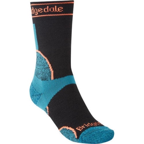 Damskie skarpety merino Trail Run T2 Sport Crew, czarne, S - 845