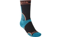 Damskie skarpety merino Trail Run T2 Sport Crew, czarne, S - 845