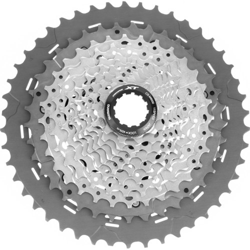 Galinis žvaigždžių blokas Shimano XT M8000 11-46T 11 pavarų, kasetė