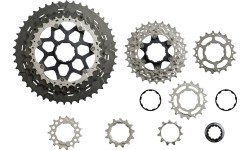 Galinis žvaigždžių blokas Shimano XT M8000 11-46T 11 pavarų, kasetė