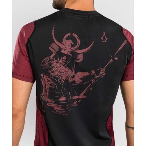 Venum x Assassin’s Creed Shadows Men’s Dry-Tech T-Shirt - Burgundy/Black
