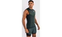 Venum Technical 3.0 Sleeveless Rashguard - Forest Green