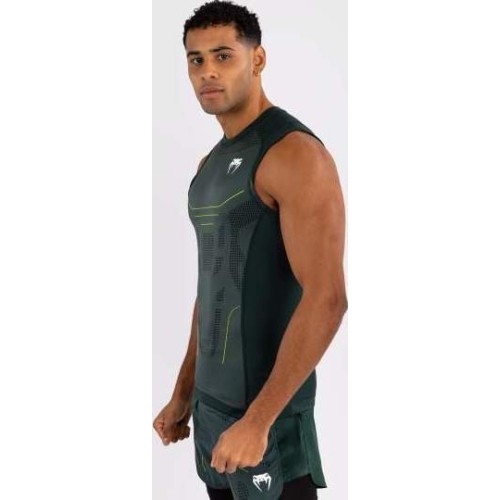 Venum Technical 3.0 Sleeveless Rashguard - Forest Green