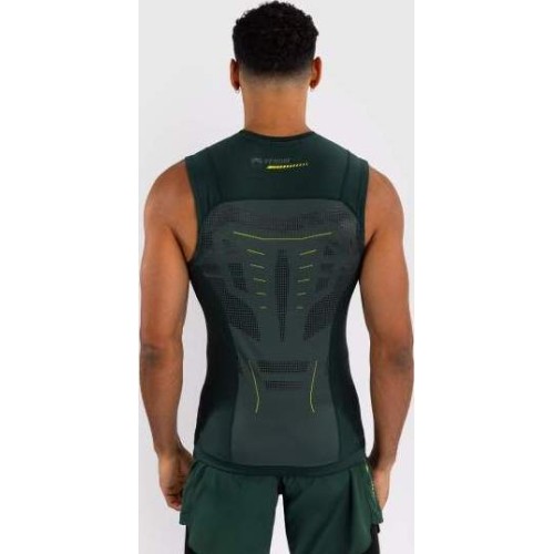 Venum Technical 3.0 Sleeveless Rashguard - Forest Green