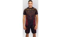 Venum Quetzal Fury Dry-Tech T-Shirt - Black/Fury Red/ Tangerine