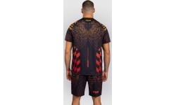 Venum Quetzal Fury Dry-Tech T-Shirt - Black/Fury Red/ Tangerine