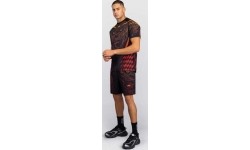 Venum Quetzal Fury Dry-Tech T-Shirt - Black/Fury Red/ Tangerine