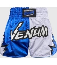 Venum Inferno 2.0 Muay Thai Shorts - White/Blue