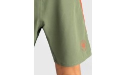 Venum Light Kids Fightshorts - Army Green/Orange