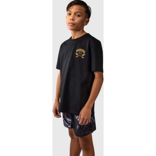 Venum Wolf Atak Kids T-Shirt - Black/Grey